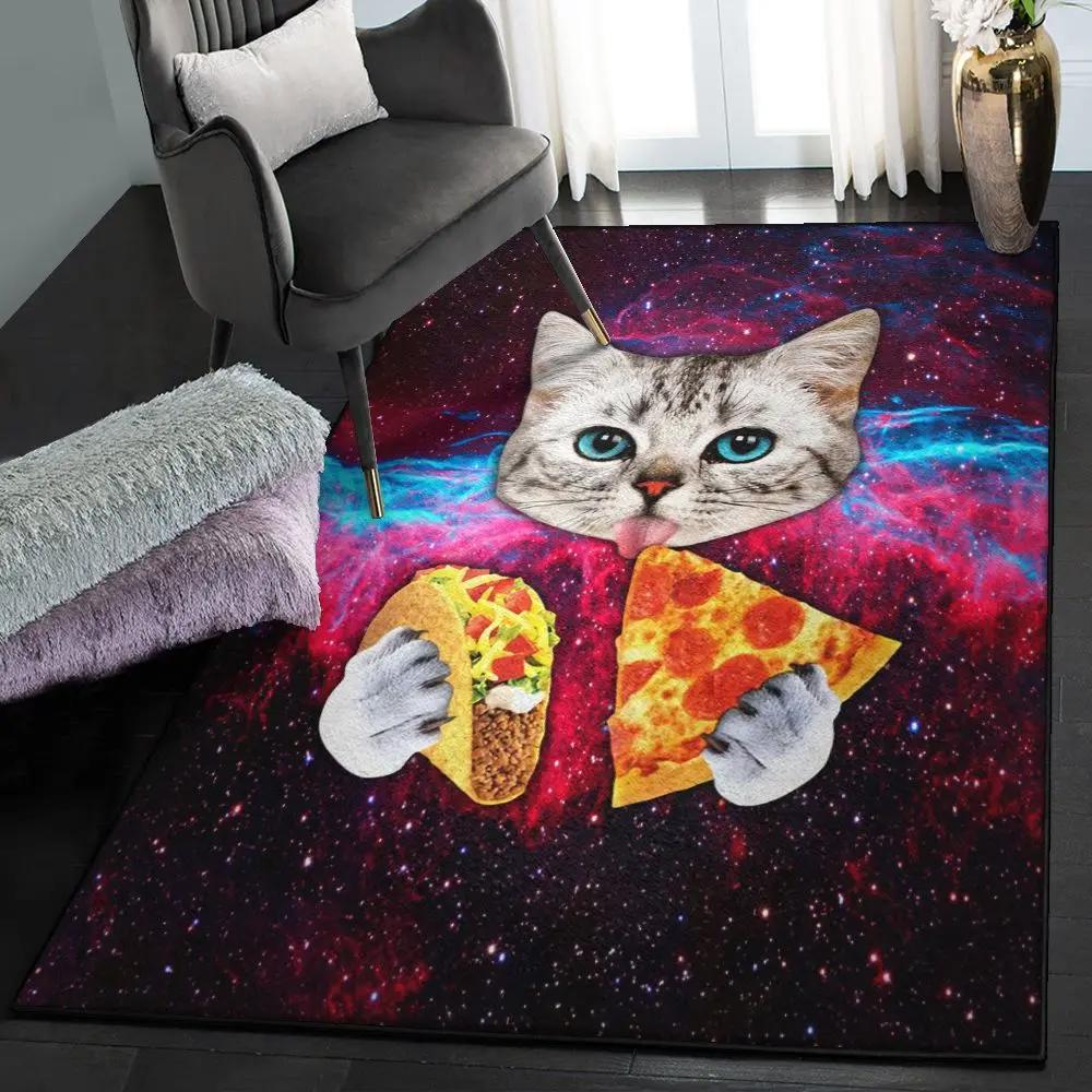 Taco art deco rug, taco cat gs cl rug Rectangle Rug