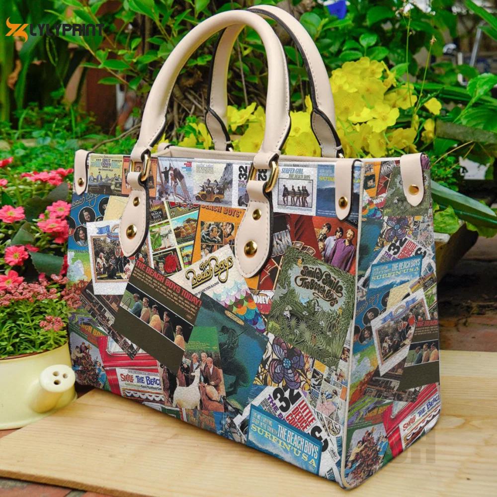 The beach boys leather bag for women gift 854 Women Leather Hand Bag