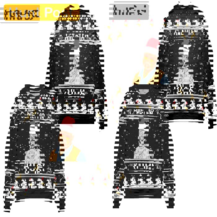 The big lebowski calmer than you are ugly christmas sweater ?  hot 2024 style 671 Christmas Ugly Sweater