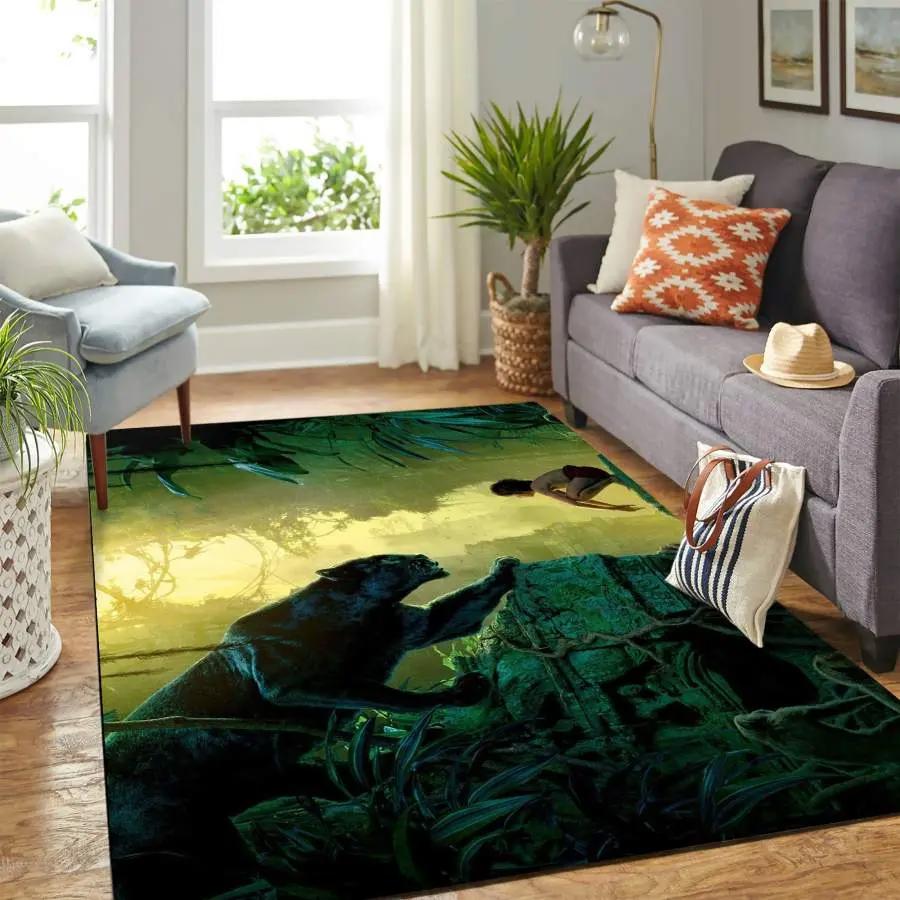 The jungle book rug living room rug home decor area rug living room rug Rectangle Rug