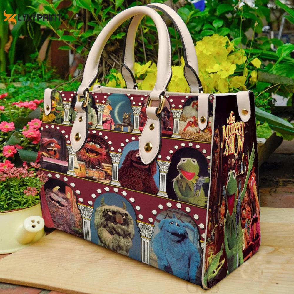 The muppet show hand leather bag for women gift 1310 Women Leather Hand Bag