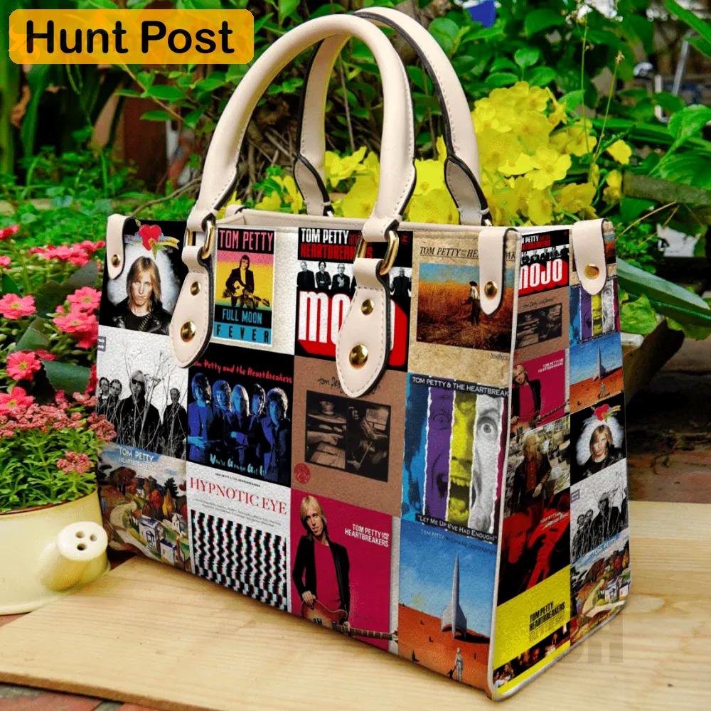 Tom petty heartbreakers leather handbag for women s day: stylish gift for her 3733 Women Leather Hand Bag