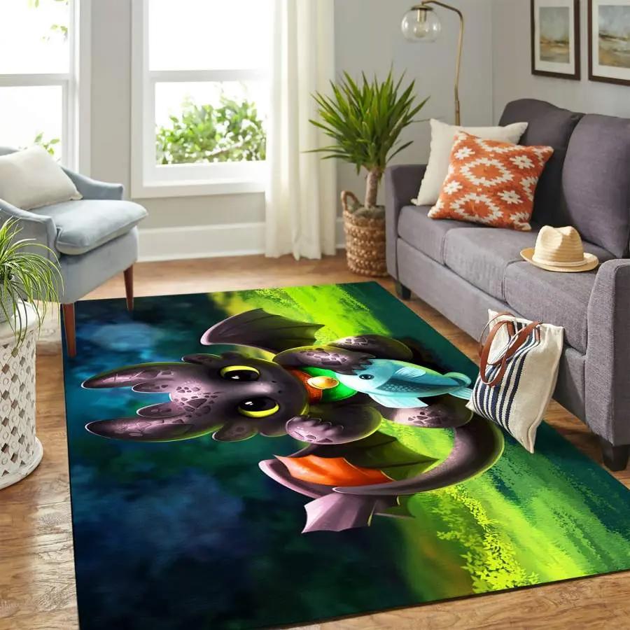 Toothless carpet200303129 home decor area rug living room Rectangle Rug