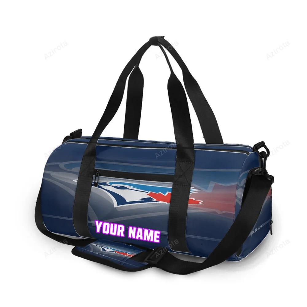 Toronto blue jays russell bird shadow navy1 personalized name travel bag gym bag 2463 Travel Bag
