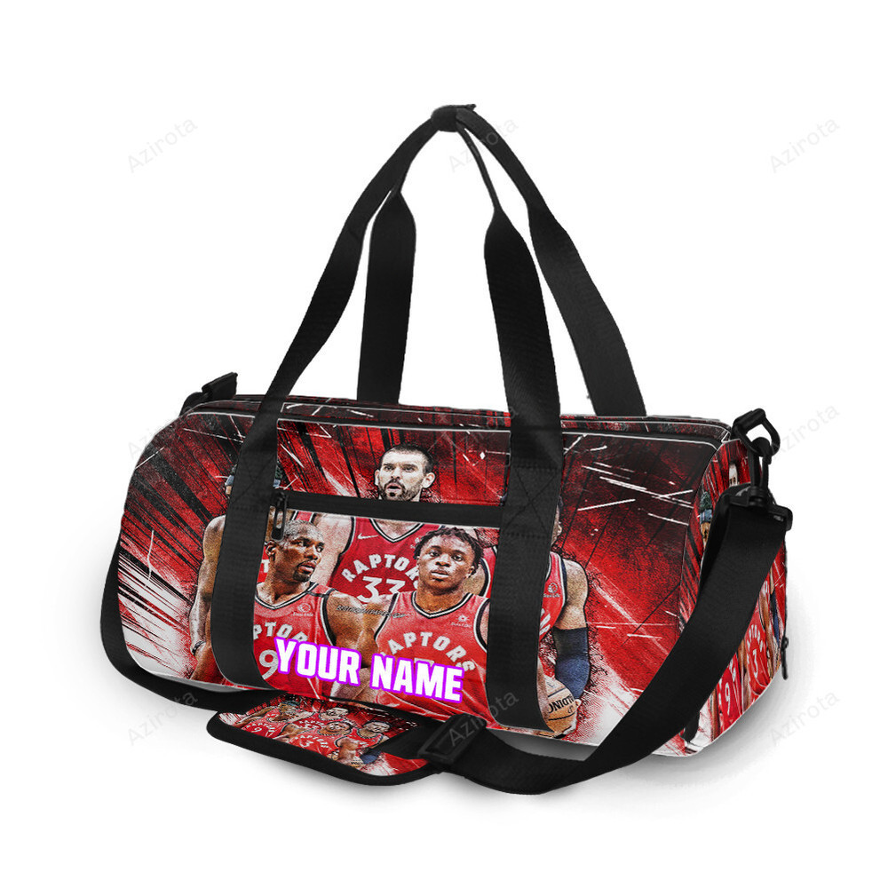 Toronto raptors all players4 personalized name travel bag gym bag 2561 Travel Bag