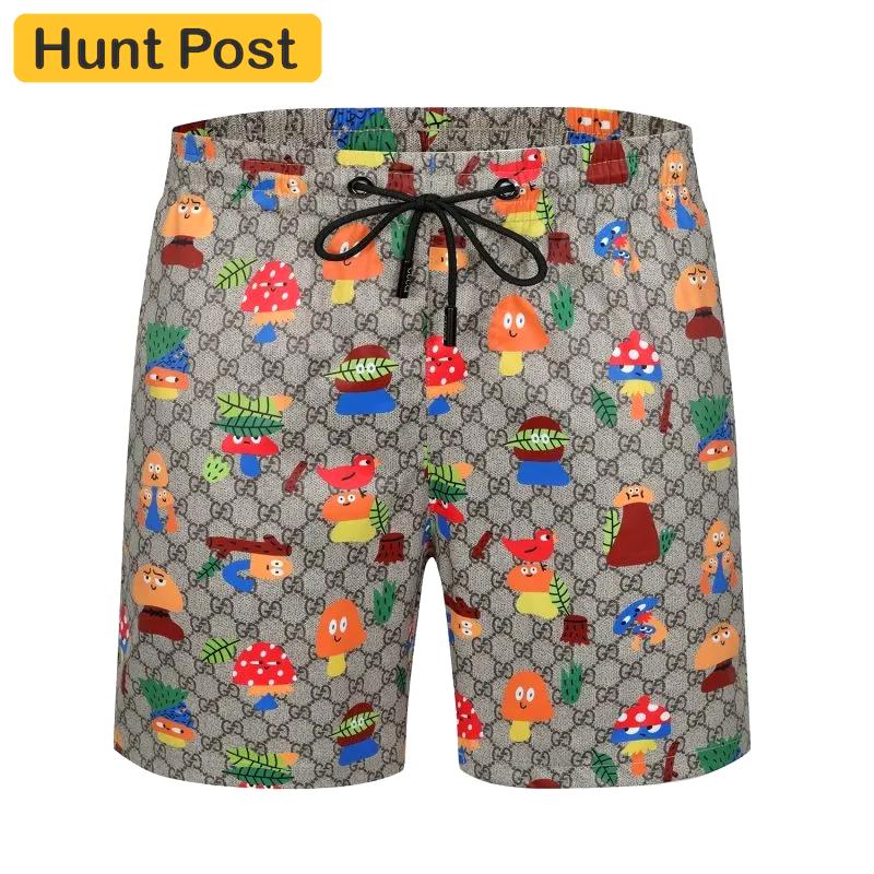 Trending gucci luxury brand all over print shorts pants for men luxury summer outfit trending 2023 18 Shorts For Ment