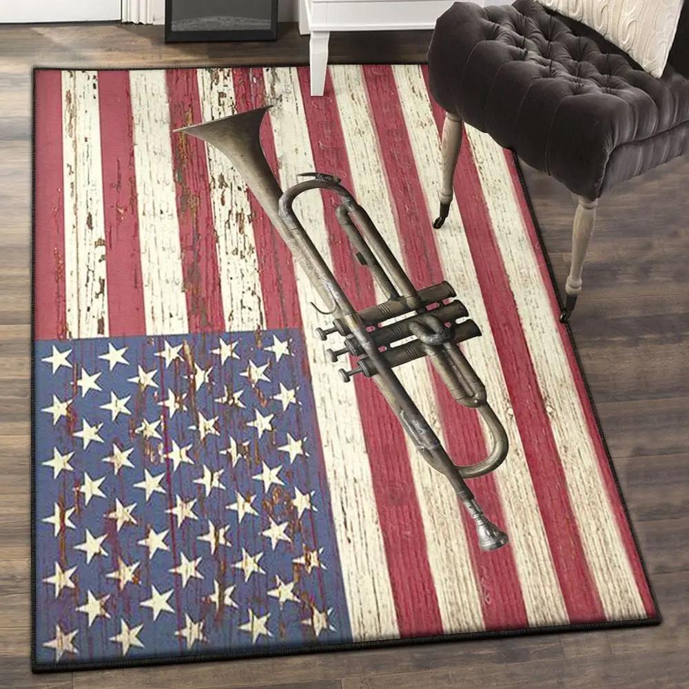 Trumper area rugs for living room, old trumpet gs cl rug Rectangle Rug