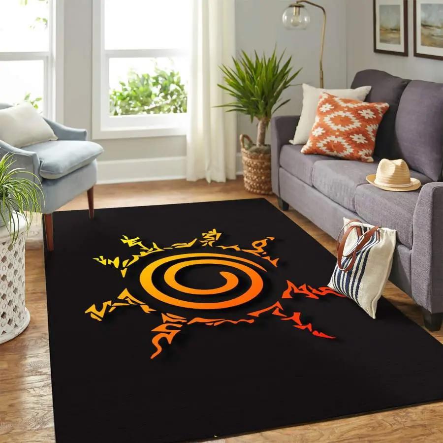 Uzumaki naruto clan anime area rug living room rug home decor200305176 Rectangle Rug