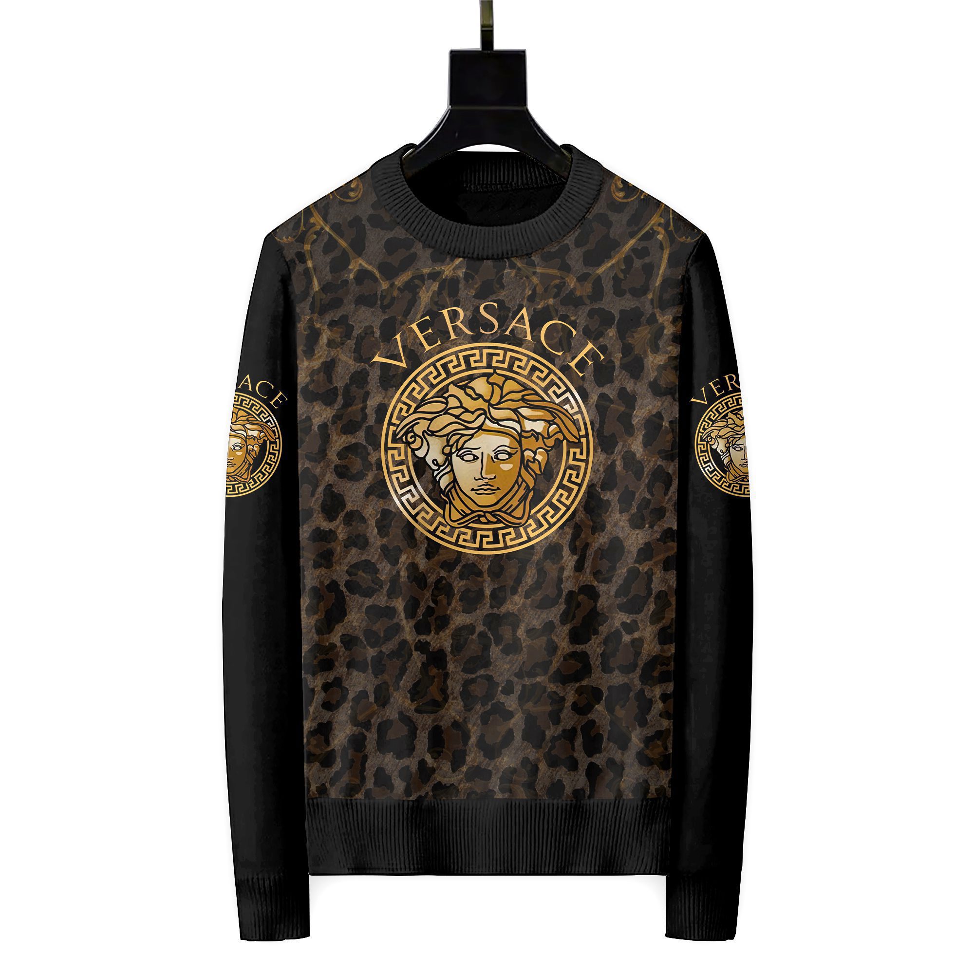 Versace luxury ugly sweater for winter hot 2024  style 343 Christmas Ugly Sweater