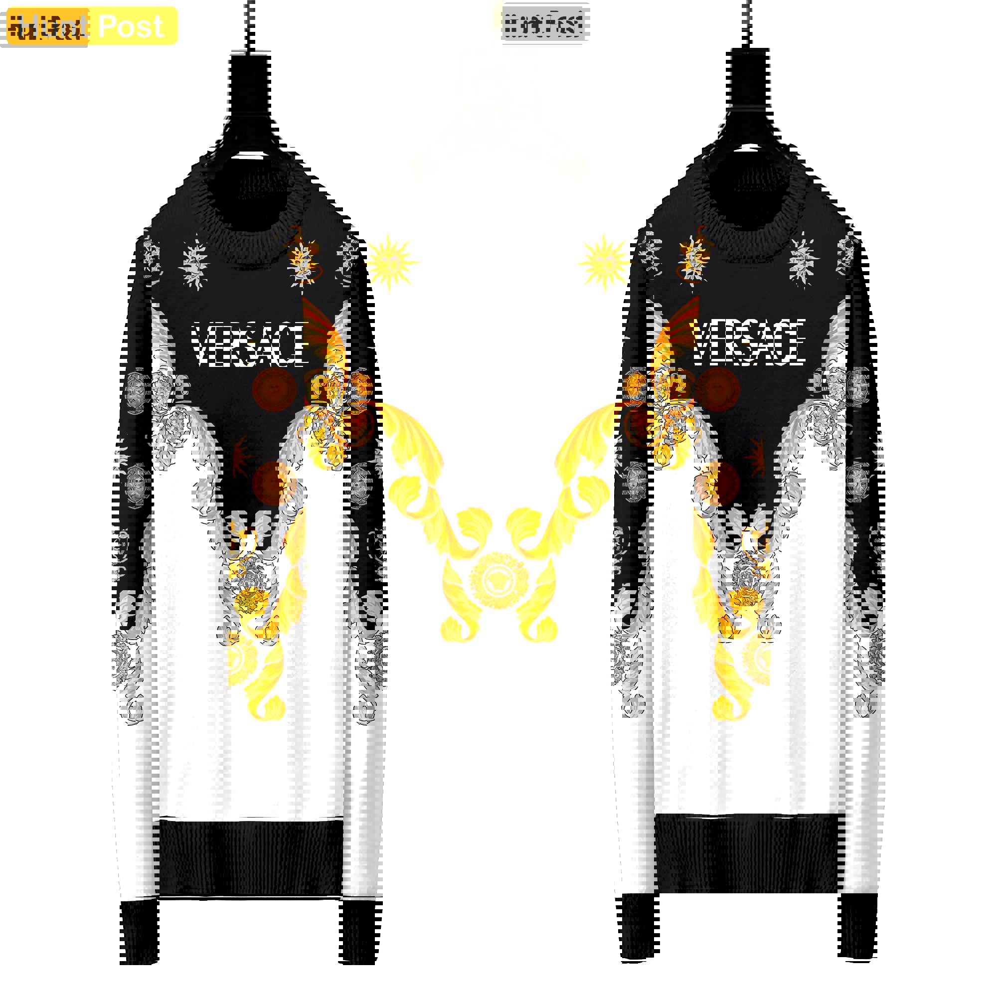 Versace luxury ugly sweater for winter hot 2025style 381 Christmas Ugly Sweater