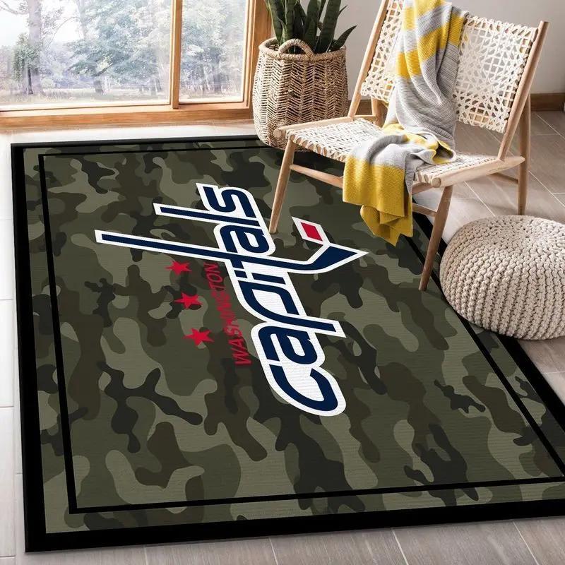 Washington capitals nhl 2 area rug living room bedroom rug rug regtangle carpet Rectangle Rug