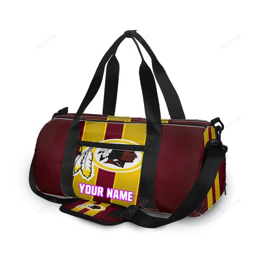 Washington football team red yellow1 personalized name travel bag gym bag 1917 Travel Bag