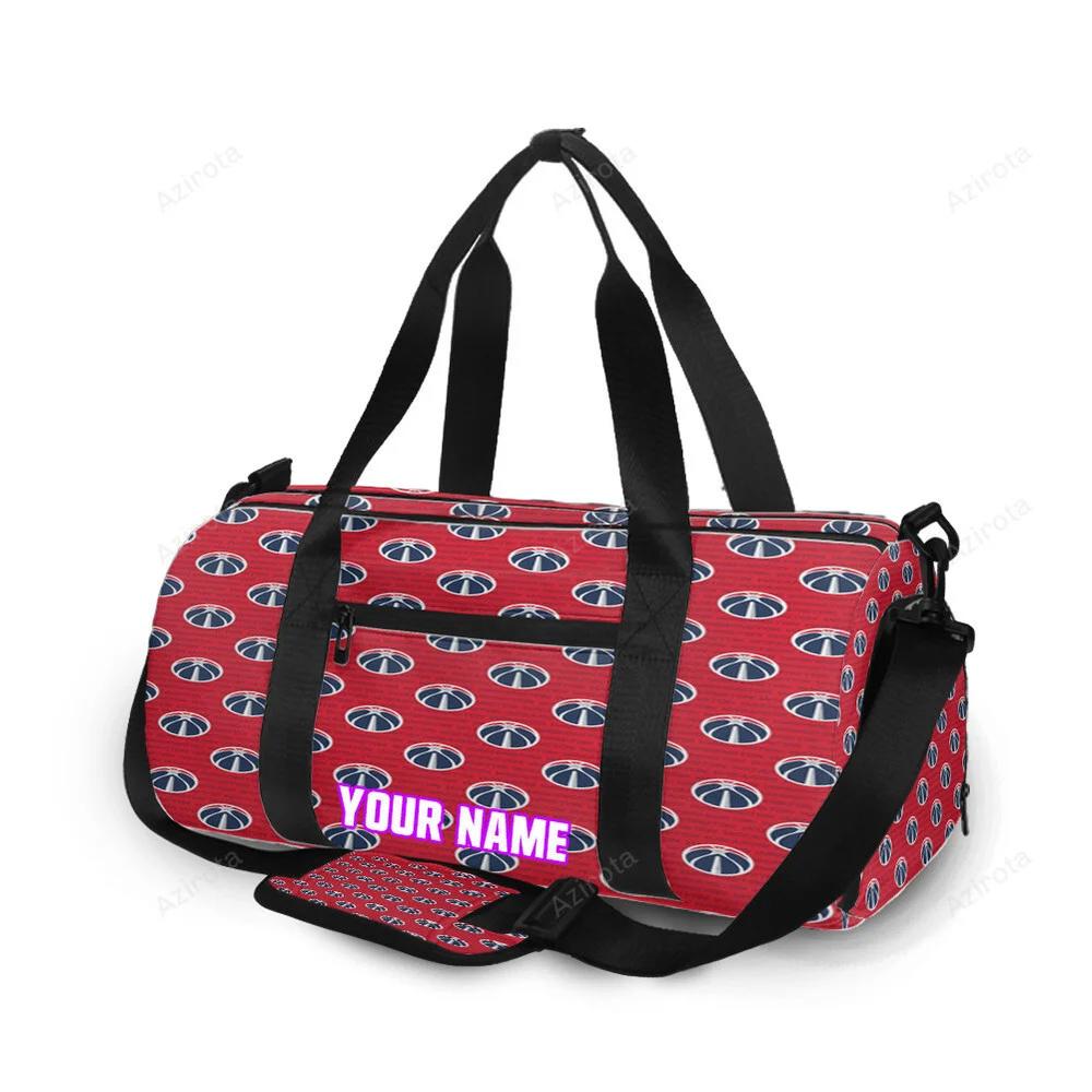 Washington wizards6 personalized name travel bag gym bag 2625 Travel Bag