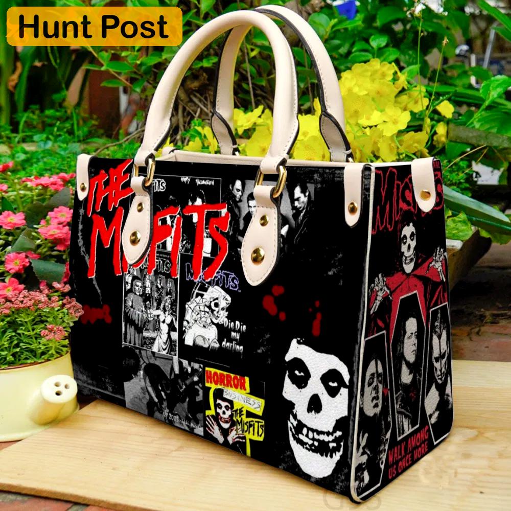 Women s day gift: misfits band leather hand bag gift for women’s day – stylish & durable g95 3470 Women Leather Hand Bag