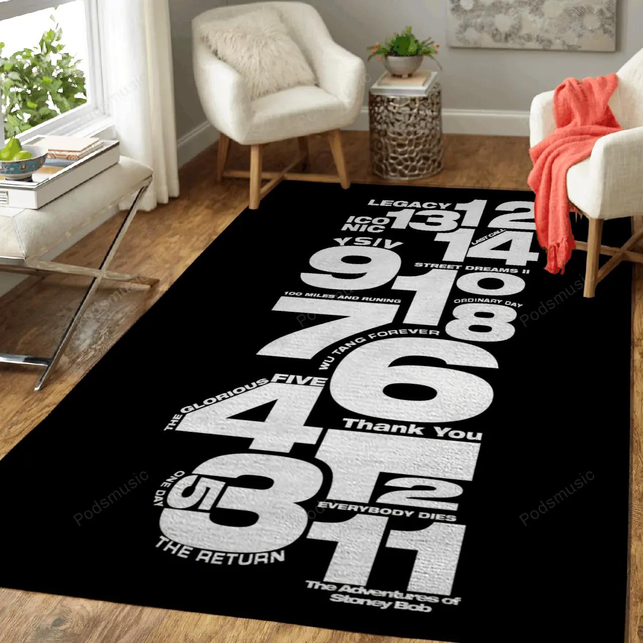 Young sinatra iv music art for fans area rug living room carpet rug regtangle carpet floor decor home decor Rectangle Rug