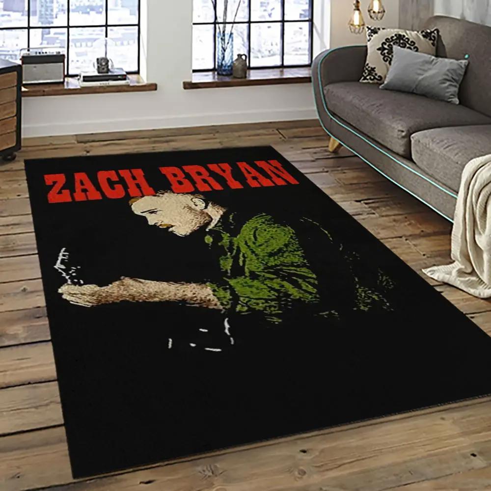 Zach bryan country rock music retangle carpet area rug home decor best gift for fan and friends zb4 Rectangle Rug