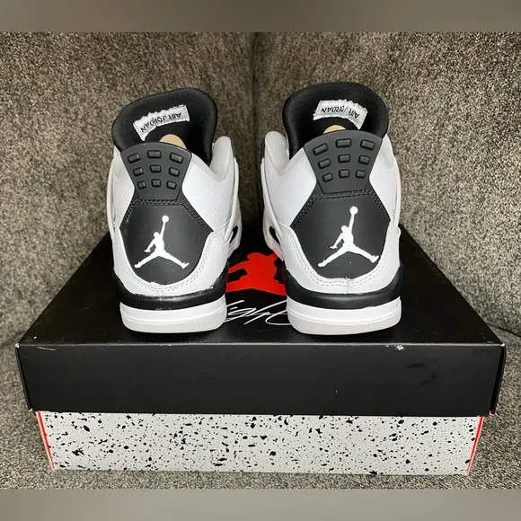 Air jordan 4 retro gs 'military black' sneakers for men, women, and kids