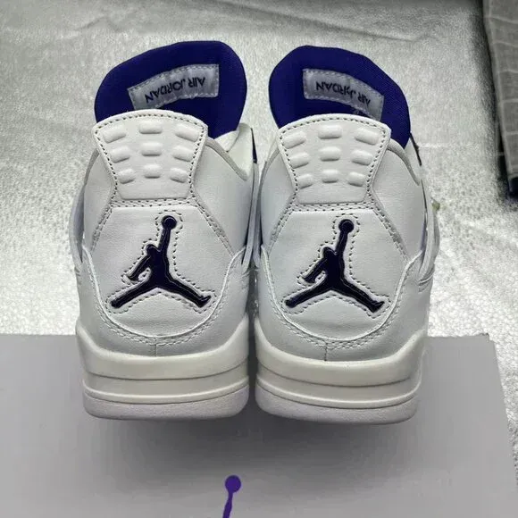 Jordan 4 Retro Metallic Purple Unisex Sneakers