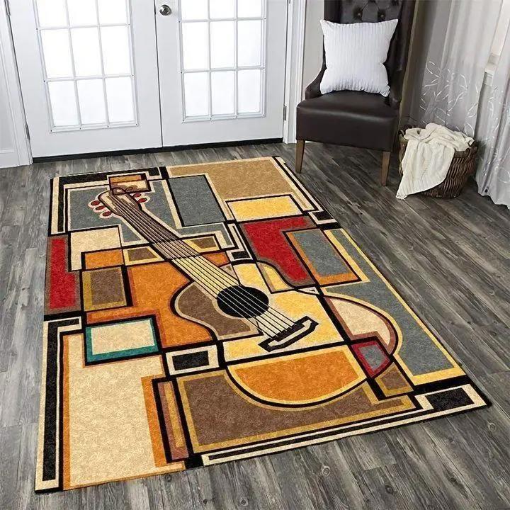 Art of guitar area rug ofd 1909081 area rug living room carpet rug regtangle carpet floor decor home decor Rectangle Rug