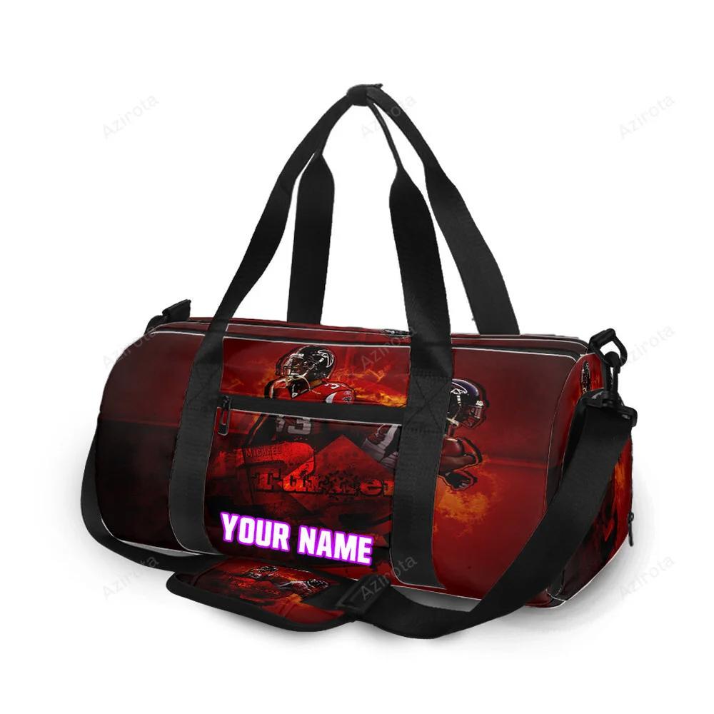 Atlanta falcons michael turner 33 personalized name travel bag gym bag 1069 Travel Bag
