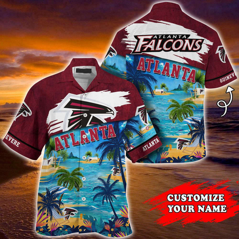 Atlanta falcons nfl-customized summer hawaii shirt for sports fans Hawaii Shirt
