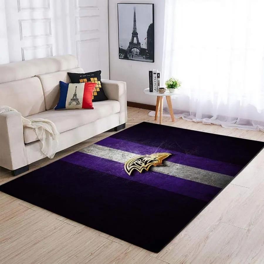 Baltimore ravens area rug living room rug nfl baseball team logo 2002172 Rectangle Rug