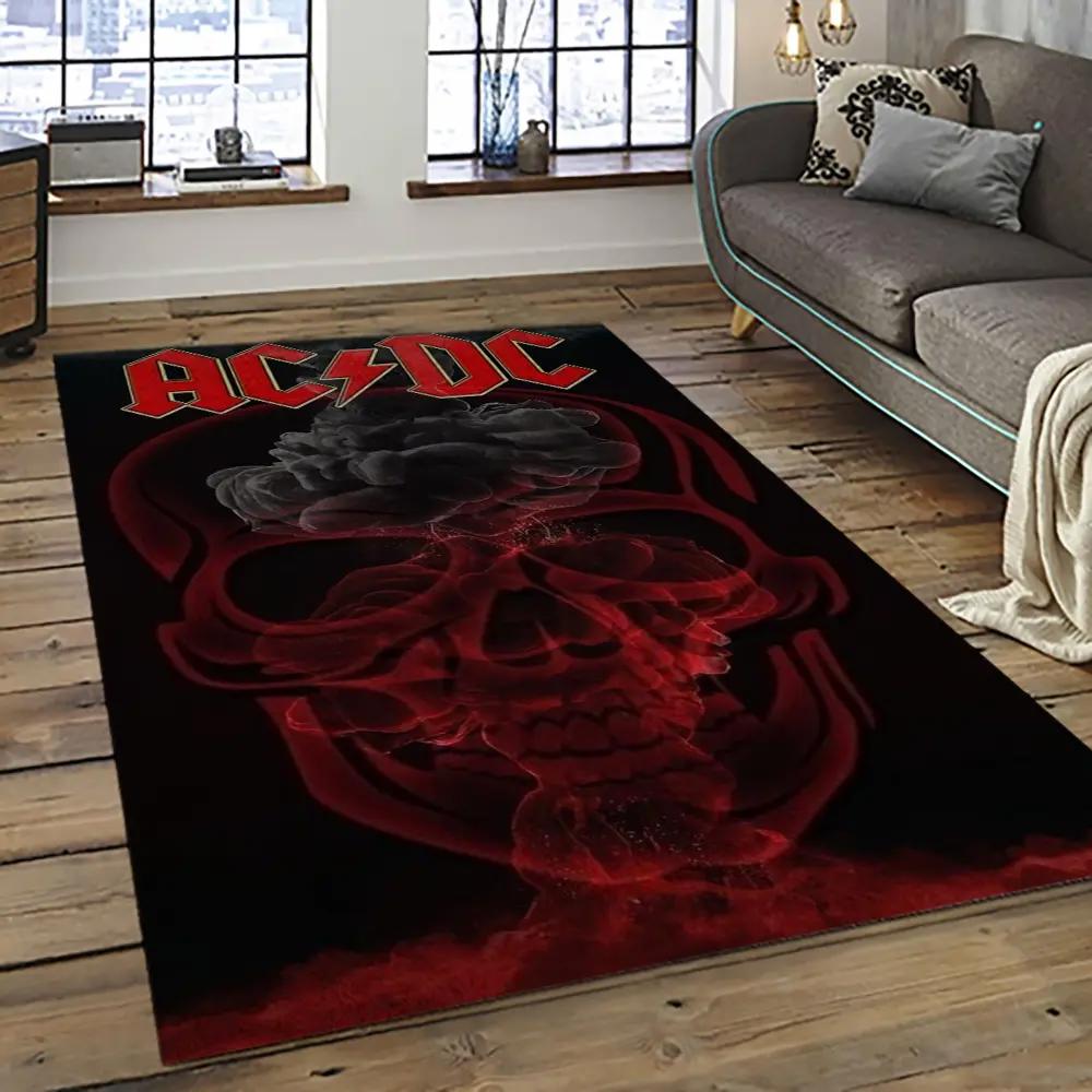 Band ac/dc music carpet rectangle area rug for living room bedroom decor acdc36 Rectangle Rug