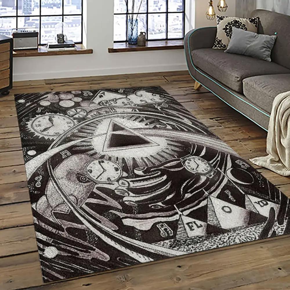 Band pink floyd music carpet rectangle area rug for living room bedroom decor pfo51 Rectangle Rug