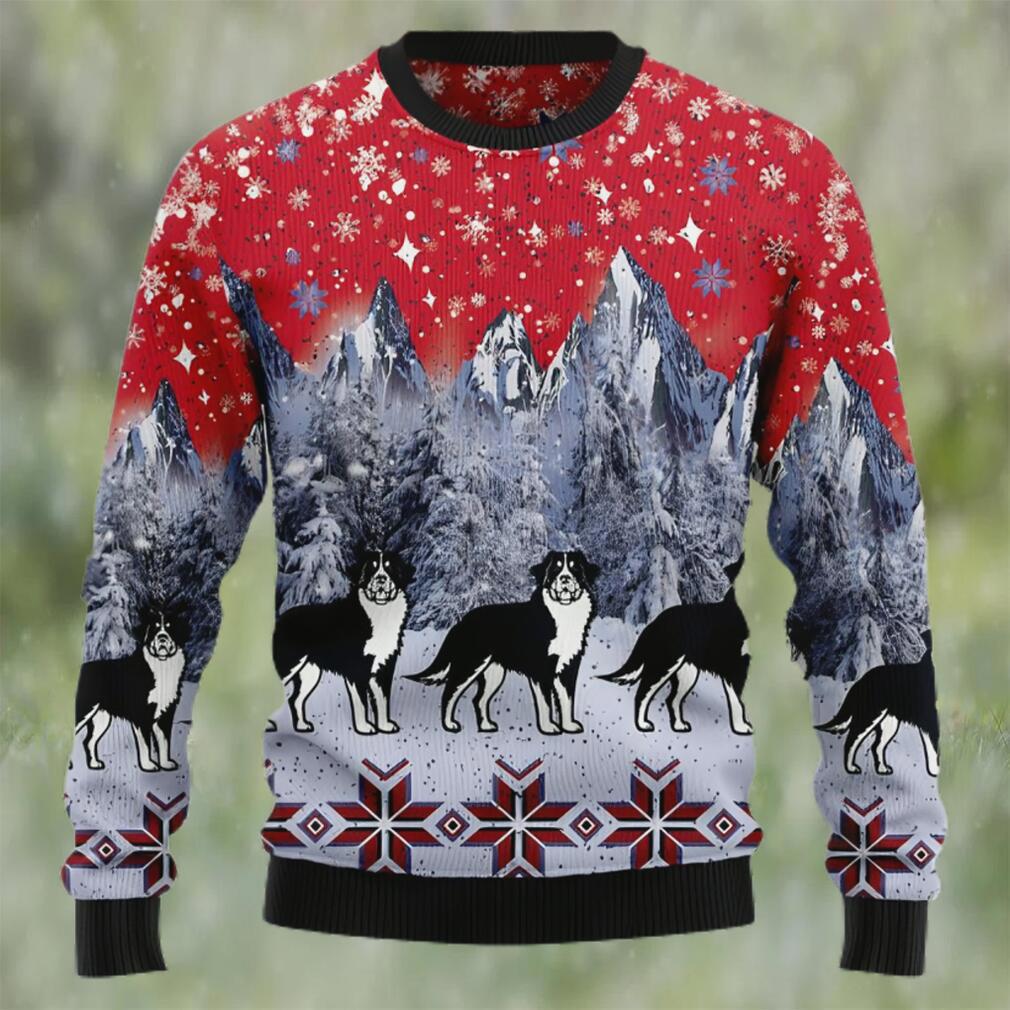 Bernese mountain dog snow ugly christmas sweater Christmas Ugly Sweater
