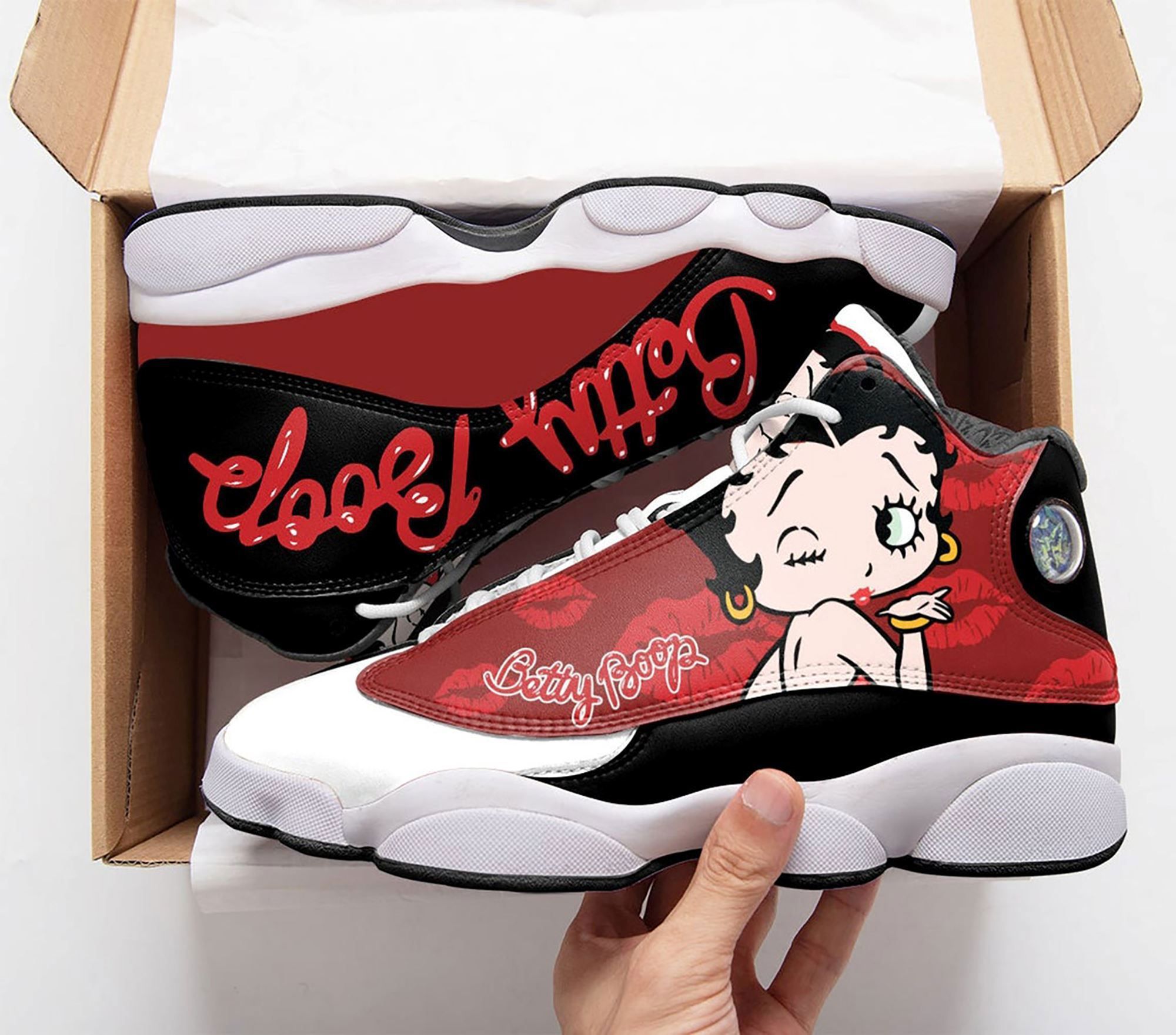 Betty boop films sport running top Air Jordan 13 Gifts For Men Women Full Size Shoes Sneakers For Fans