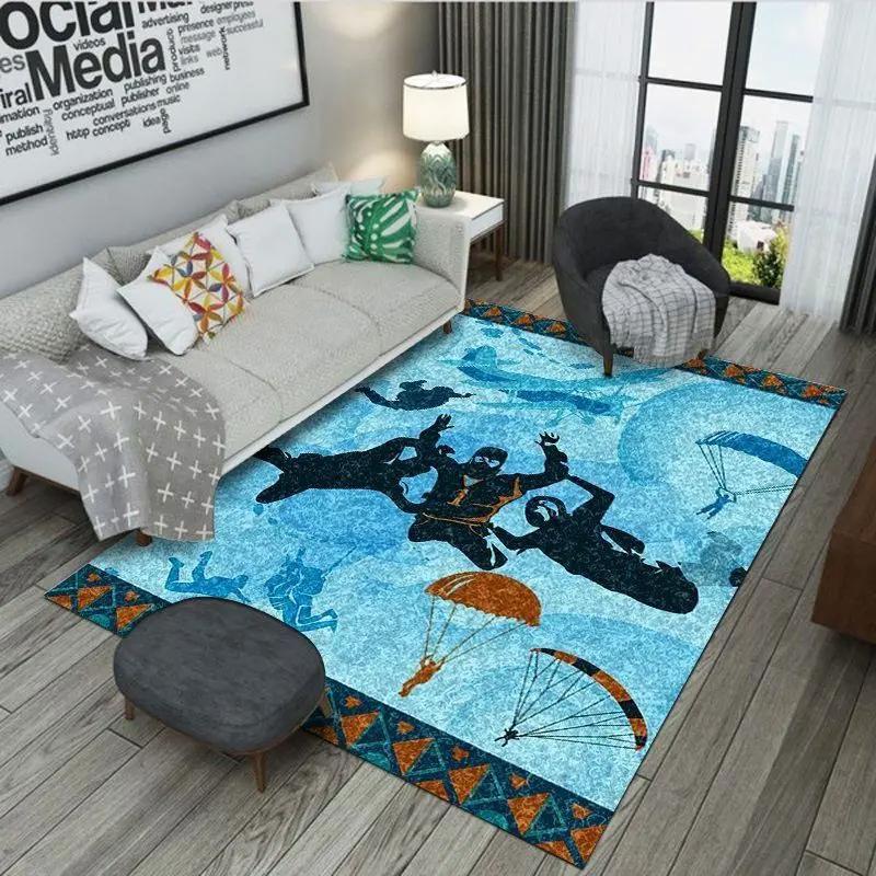 Big hero bay max living room area no5725 rugbig hero bay Rectangle Rug