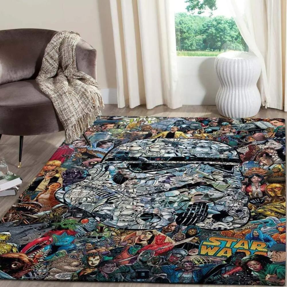 Blackpink lisa cute carpet mock area rug living room rug home decor home decor bedroom living room Rectangle Rug
