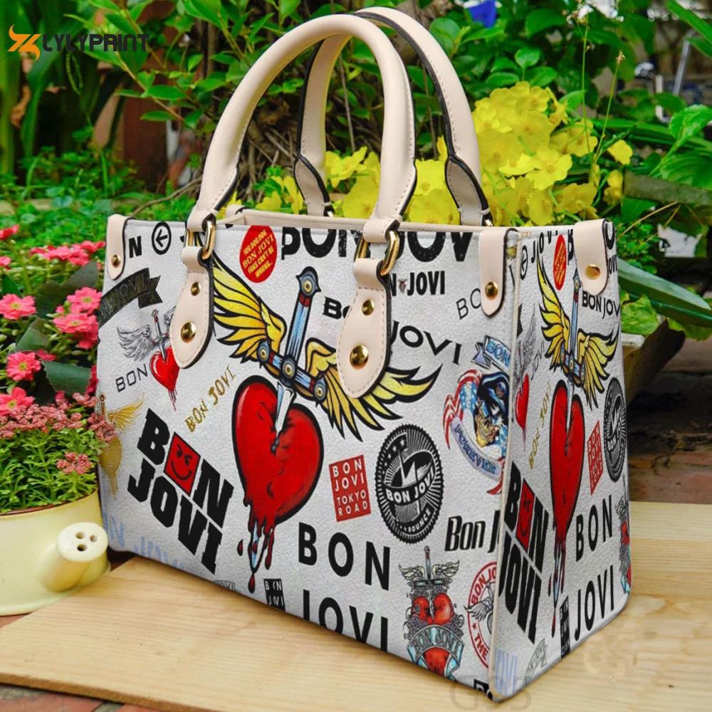 Bon jovi leather bag for women gift 4015 Women Leather Hand Bag