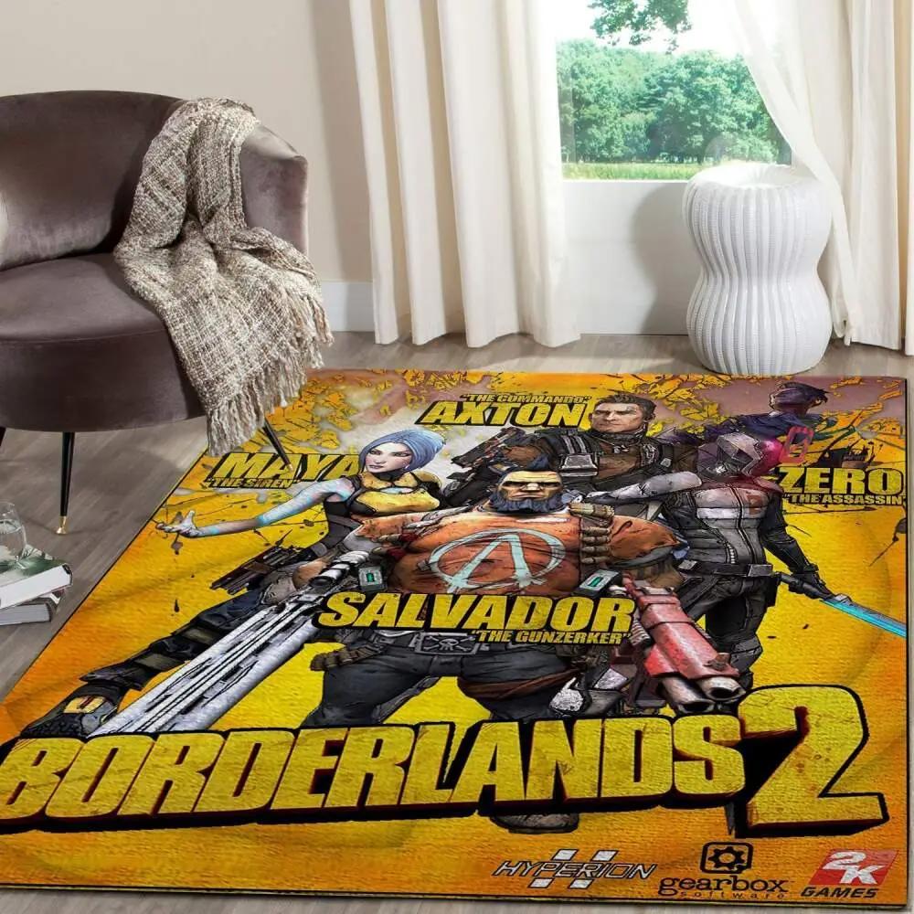 Borderlands gaming area rugs living room carpet fn140125 rug regtangle carpet floor decor home decor Rectangle Rug