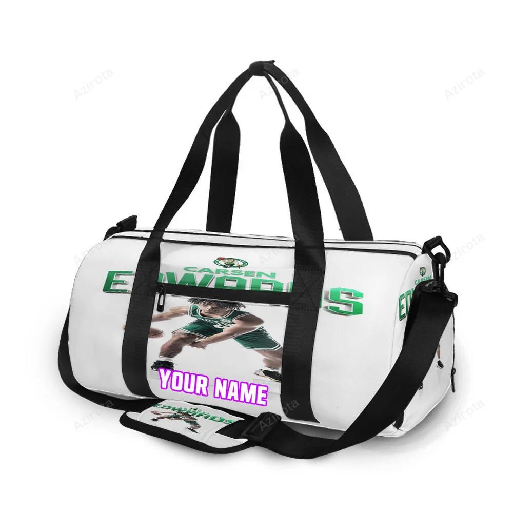 Boston celtics carsen edwards1 personalized name travel bag gym bag 2073 Travel Bag