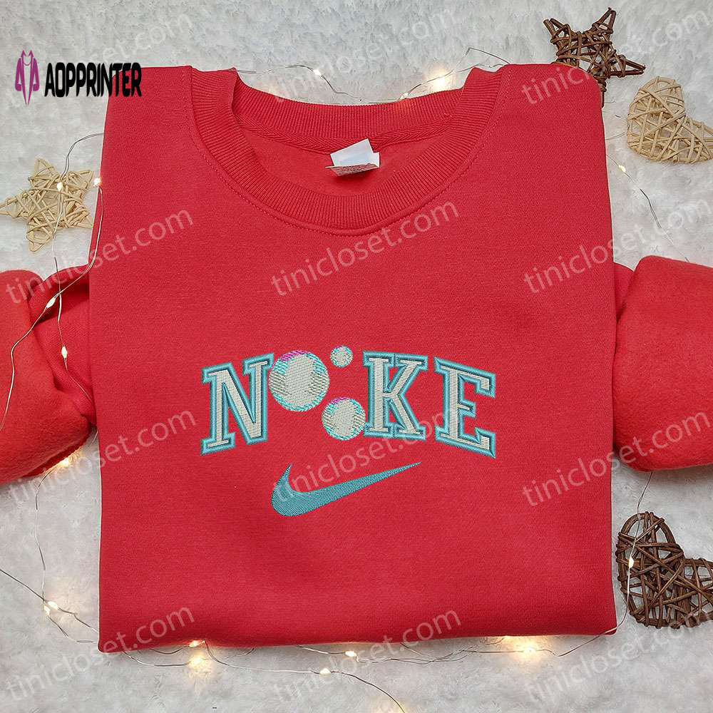 Bubbles emoji x nike embroidered shirt – unique nike inspired gift perfect birthday idea Embroidered Shirt