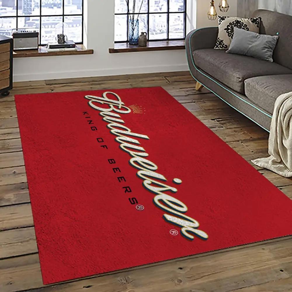 Budweiser american style beer retangle carpet area rug home decor gift best present for friends bw9 Rectangle Rug