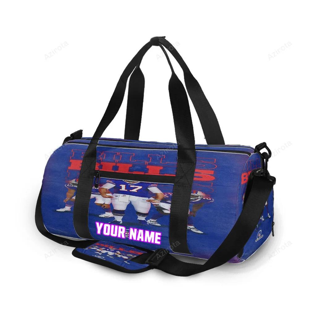 Buffalo bills players v3 personalized name travel bag gym bag 1517 Travel Bag