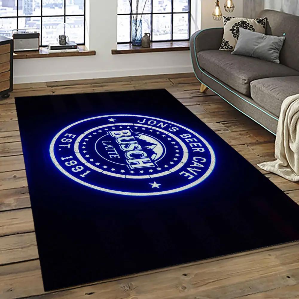 Busch light style living room retangle carpet area rug home decor room decor gift for friends bl14 Rectangle Rug