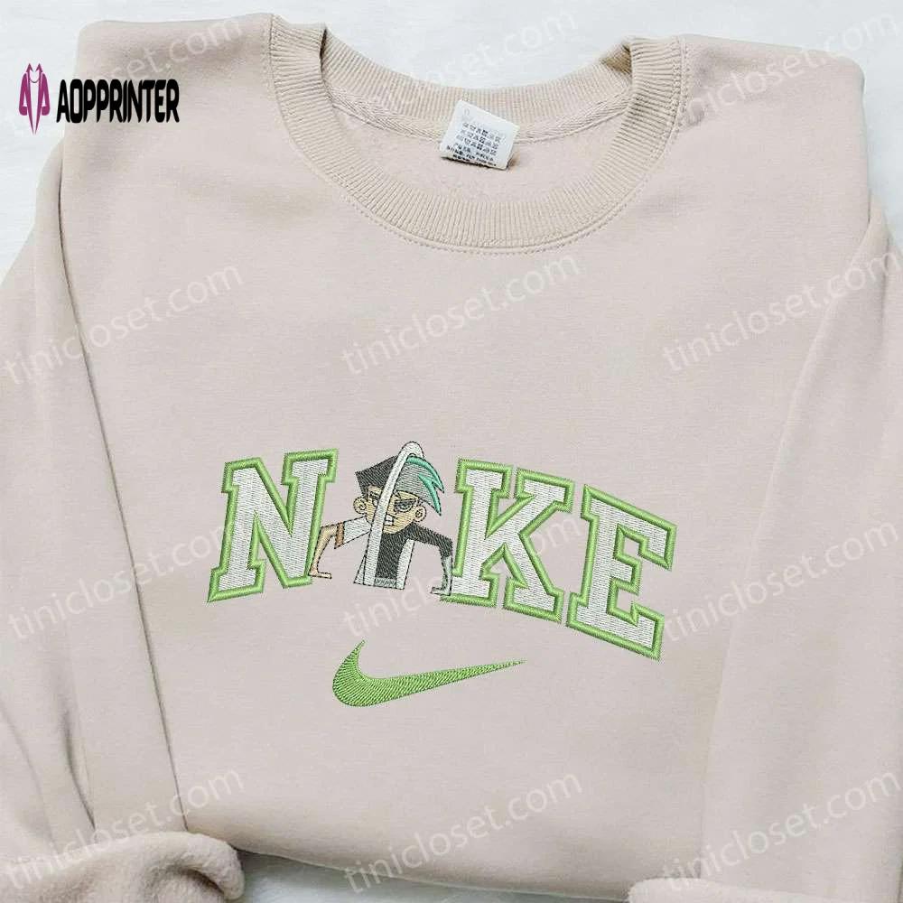 Cartoon embroidered sweatshirt: danny phantom x nike the fairly oddparents nike inspired shirt Embroidered Shirt