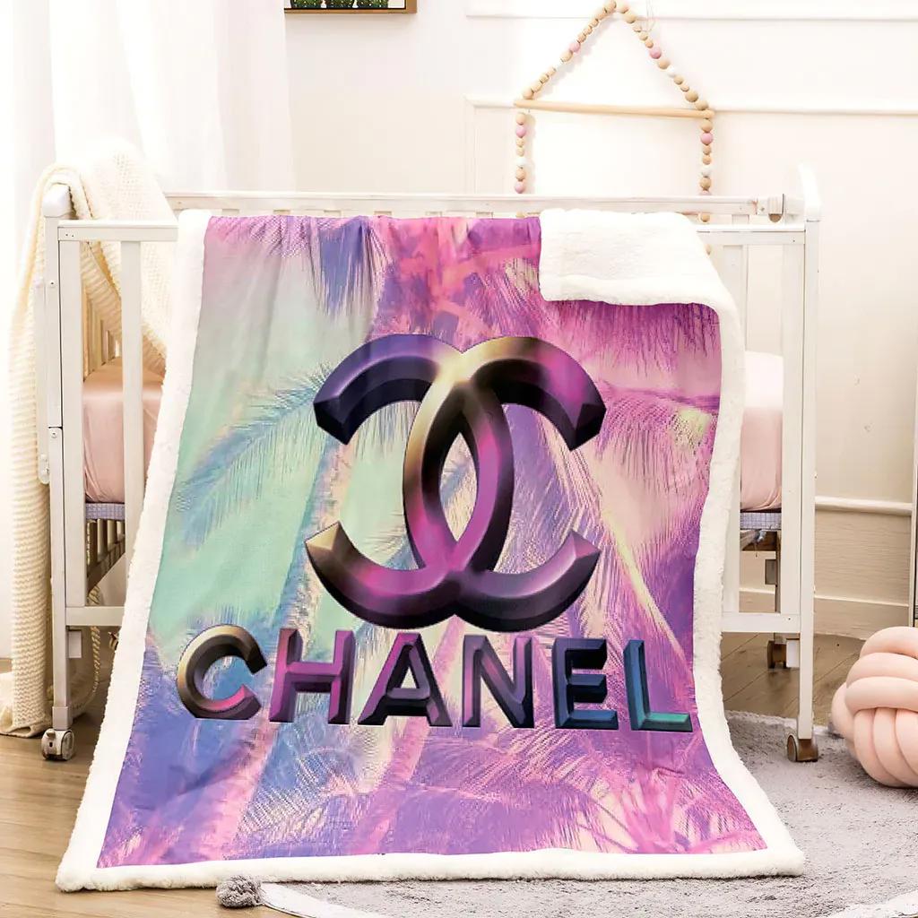 Chanel natural luxury brand premium blanket fleece home decor 20 Blanket Fleece