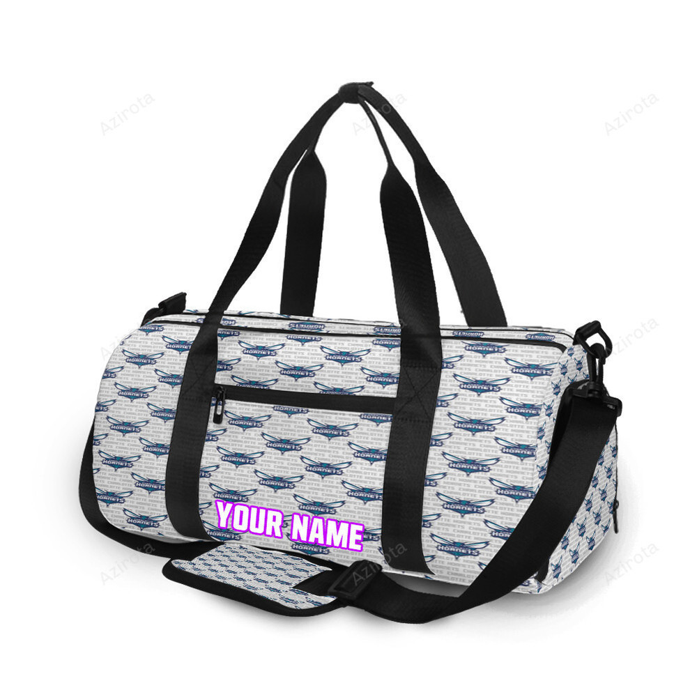 Charlotte hornets 4 personalized name travel bag gym bag 1260 Travel Bag
