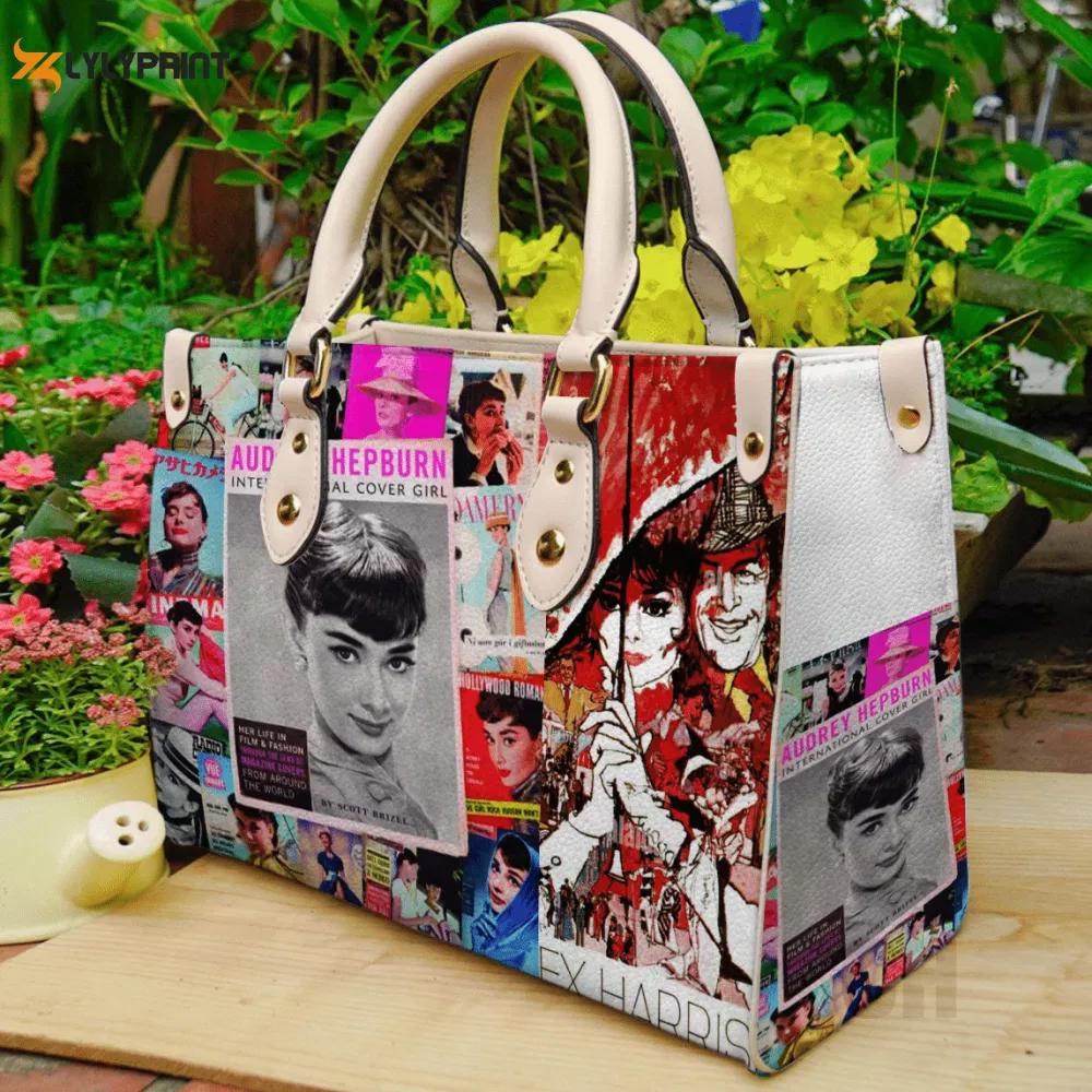 Chic audrey hepburn leather handbag: perfect women s day gift 3171 Women Leather Hand Bag