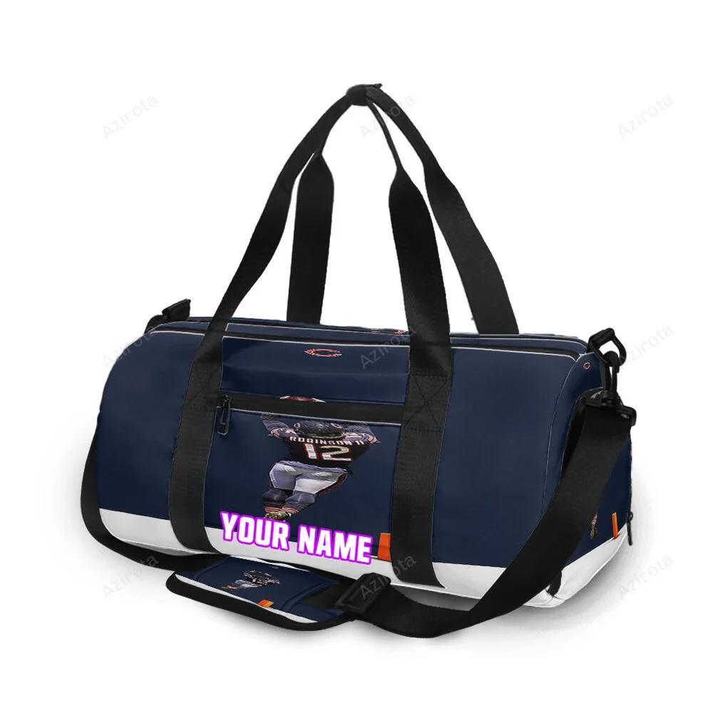 Chicago bears allen robinson1 personalized name travel bag gym bag 1411 Travel Bag