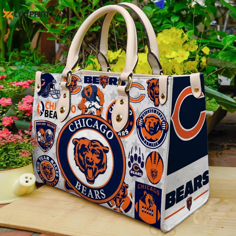 Chicago bears i0 leather bag g95 1405 Women Leather Hand Bag