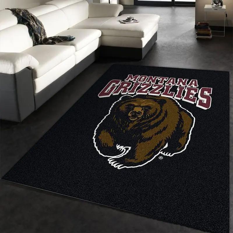 College spirit montana sport area rug living room and bed room rug rug regtangle carpet floor decor home decor Rectangle Rug