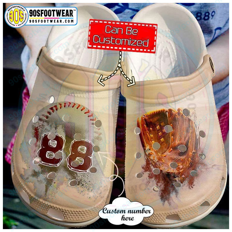 Crocs outfit - customize jersey numbers funny personalized baseball crocs - 507 Crocs Outfit