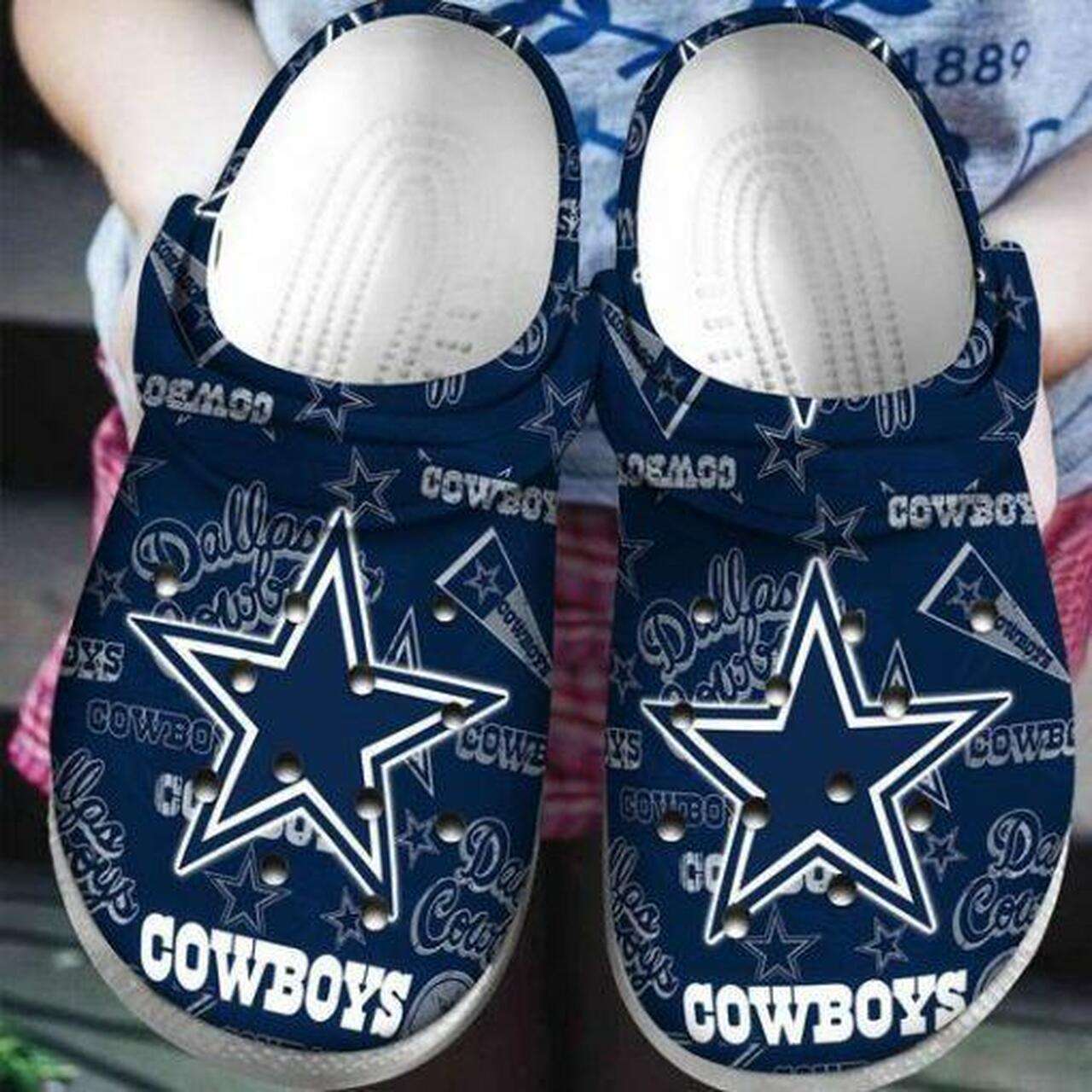Crocs outfit - dallas cowboys crocs crocband clogs - 545 Crocs Outfit