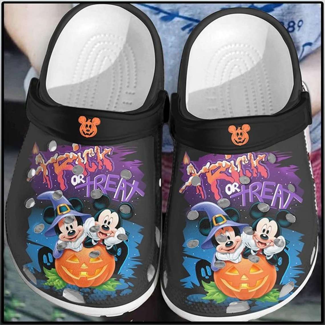 Crocs outfit - disney mickey minnie halloween trick or treat crocs clogs crocband shoes - 613 Crocs Outfit