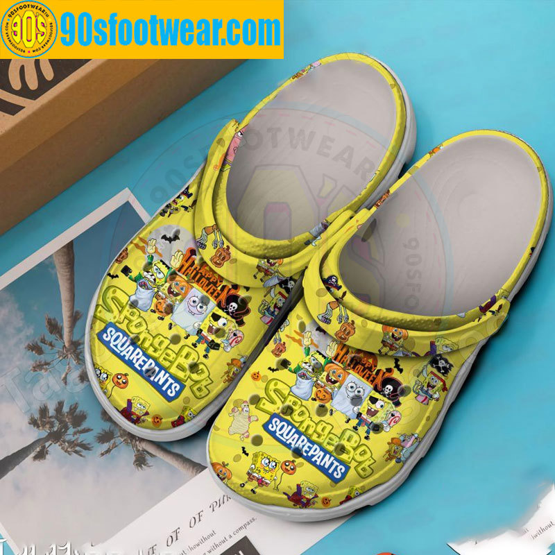 Crocs outfit - happy halloween spongebob crocs – spongebob squarepants clogs - 1125 Crocs Outfit